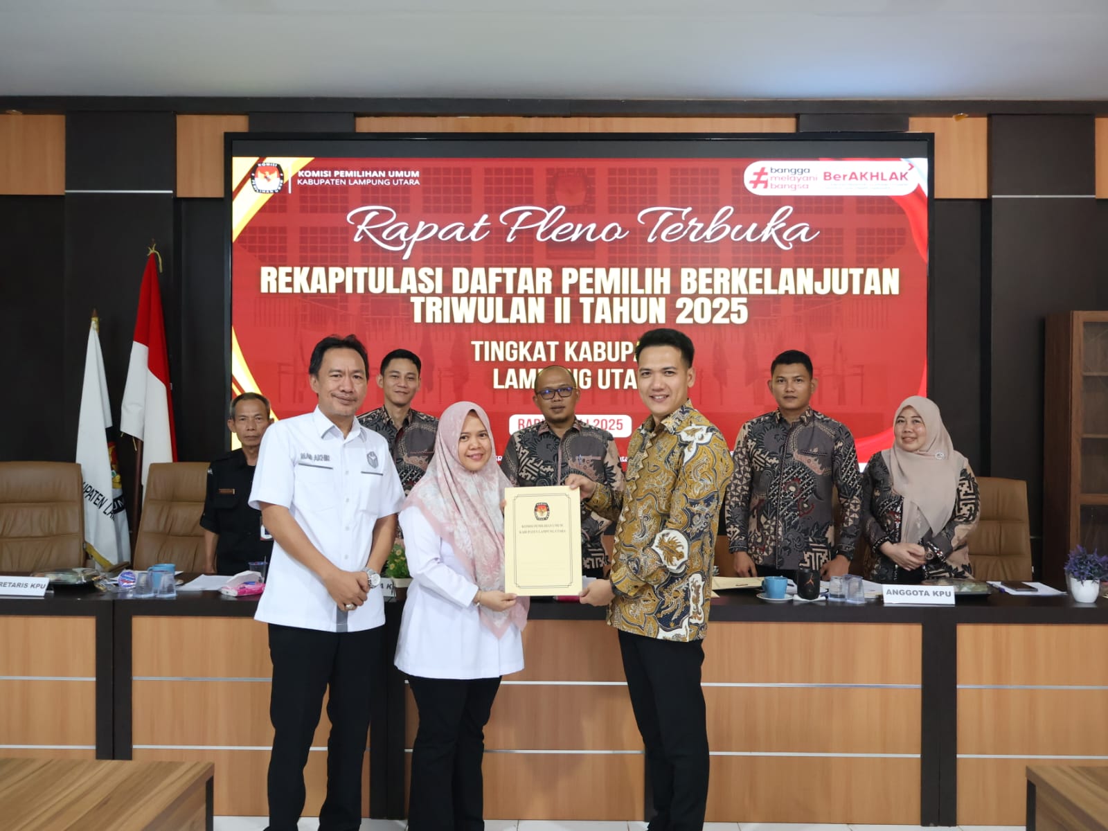 BAWASLU KABUPATEN LAMPUNG UTARA BERI MASUKAN TERKAIT PEMUTAKHIRAN DATA PEMILIH BERKELANJUTAN (PDPB)